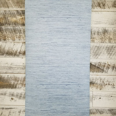 Ocean Blue Faux Grasscloth Wallpaper