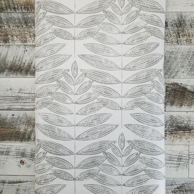 Terrain Peel and Stick Gray Botanical Wallpaper