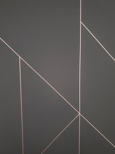 Torpa Charcoal Geometric Wallpaper