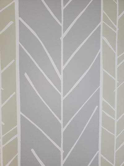 Jade Collection Lottie Grey Stripe Wallpaper