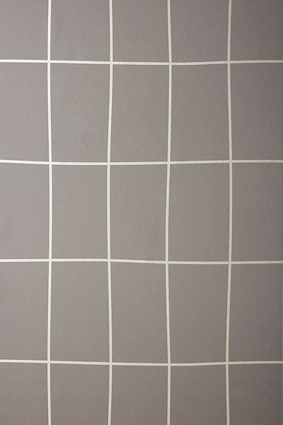 York Off the Grid Geometric Metallic Silver Gray Wallpaper