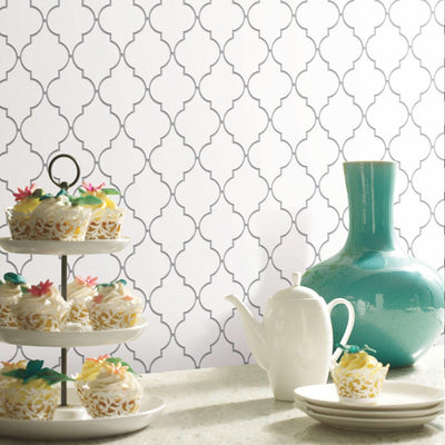 Quatrefoil Farmhouse Peel and Stick Backsplash Tile