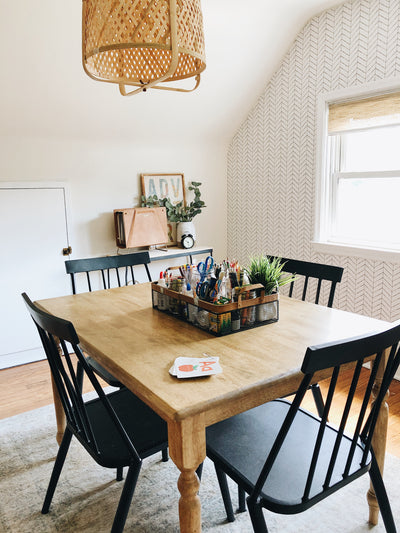 Bison Taupe Herringbone Wallpaper