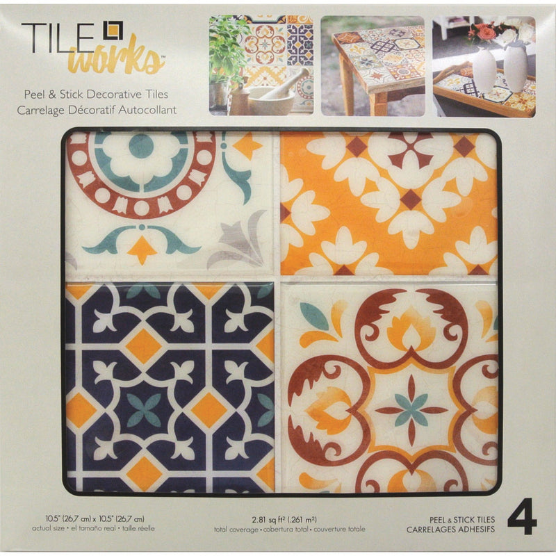 StickTILES Spanish Terracotta Peel and Stick Tile