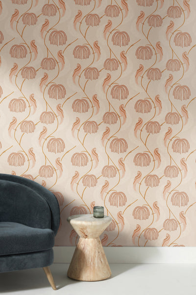 Jade Collection Blaise Mid Century Modern Wallpaper