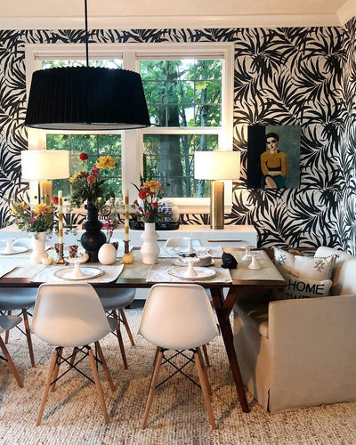 York Bali Leaves Ashford Tropics Peel and Stick Wallpaper