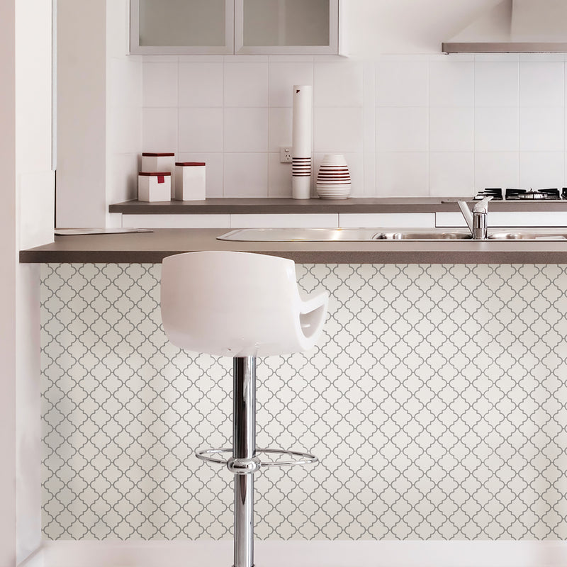 Quatrefoil Farmhouse Peel and Stick Backsplash Tile