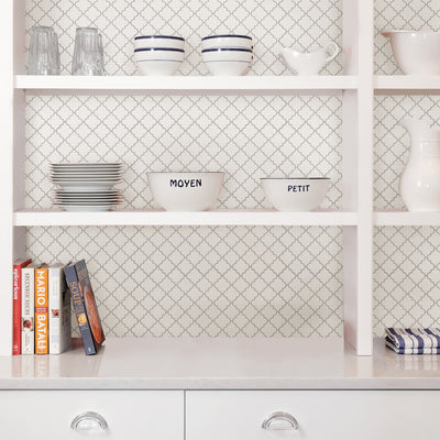 Quatrefoil Farmhouse Peel and Stick Backsplash Tile