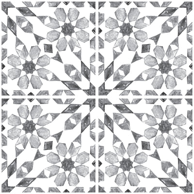 Wallpops Catalan Gray and White Peel and Stick Backsplash Tile