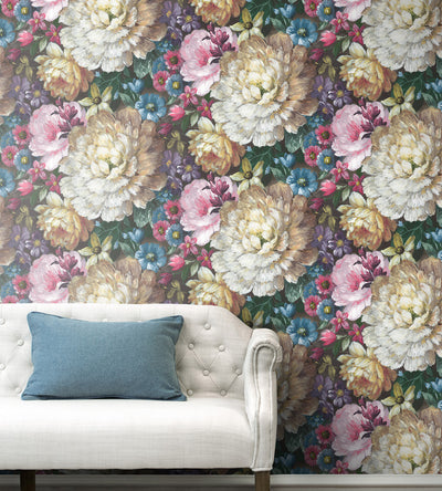 NextWall Peel and Stick Blooming Floral Wallpaper