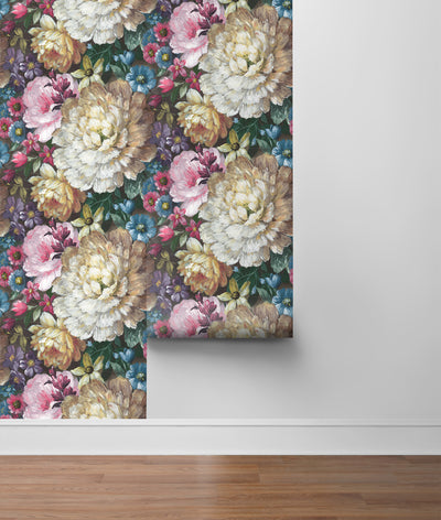 NextWall Peel and Stick Blooming Floral Wallpaper