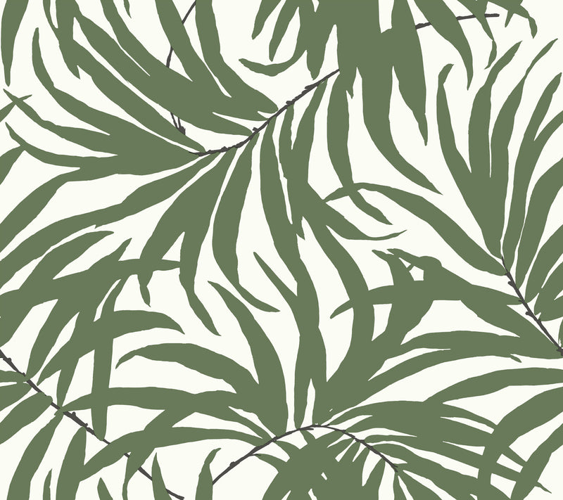 York Bali Leaves Ashford Tropics Peel and Stick Wallpaper