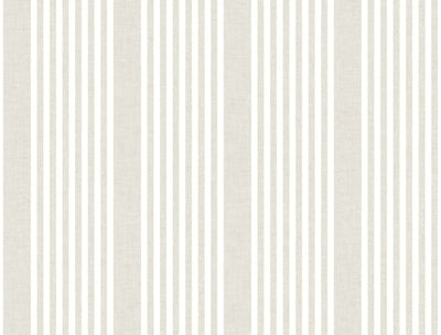 French Linen Stripe Premium Peel and Stick Wallpaper