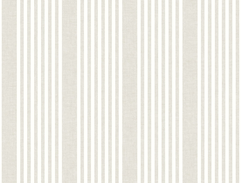 French Linen Stripe Premium Peel and Stick Wallpaper