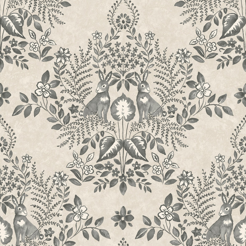 Cottontail Toile Premium Peel and Stick Wallpaper