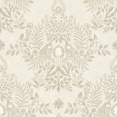 Cottontail Toile Premium Peel and Stick Wallpaper