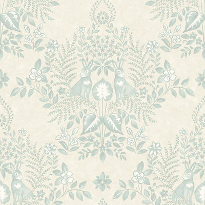 Cottontail Toile Premium Peel and Stick Wallpaper