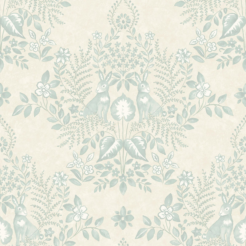 Cottontail Toile Premium Peel and Stick Wallpaper