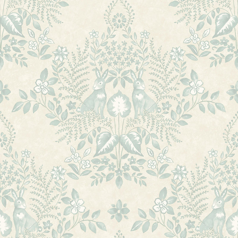 Cottontail Toile Premium Peel and Stick Wallpaper