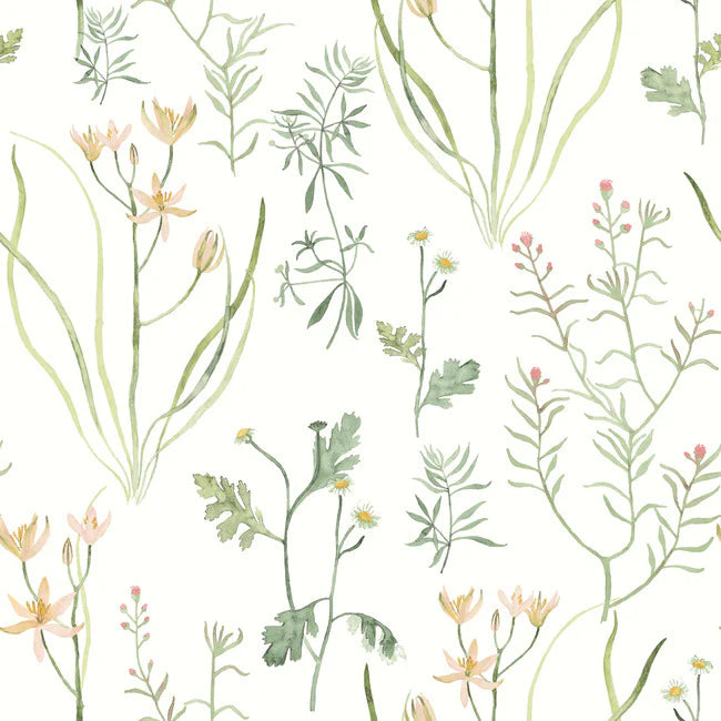 Alpine Botanical Peel and Stick Wallpaper