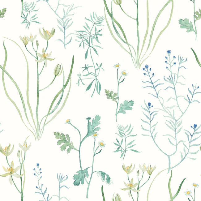 Alpine Botanical Peel and Stick Wallpaper