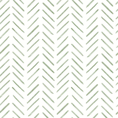 Painted Herringbone Peel and Stick Wallpaper