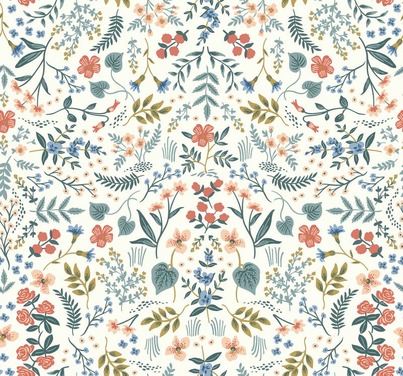 York Rifle Paper Co Wildwood Floral Wallpaper