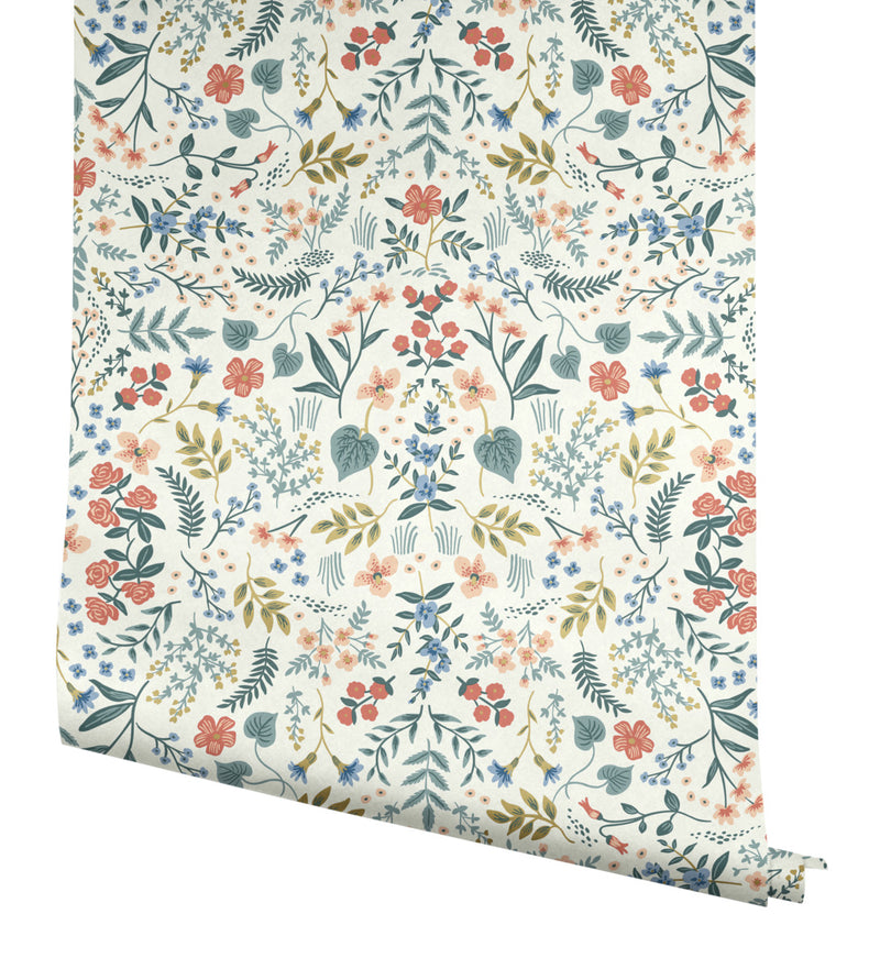 York Rifle Paper Co Wildwood Floral Wallpaper