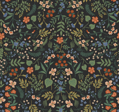 York Rifle Paper Co Wildwood Floral Wallpaper