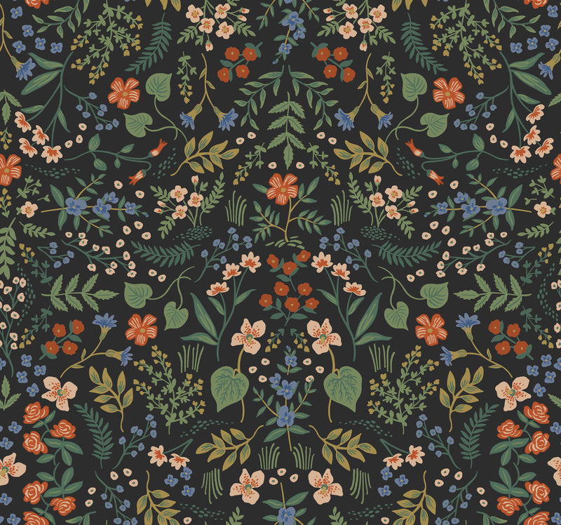 York Rifle Paper Co Wildwood Floral Wallpaper