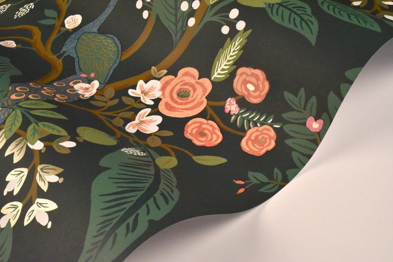 York Rifle Paper Co Peacock Whimsical Wallpaper | RI5170 – D. Marie ...