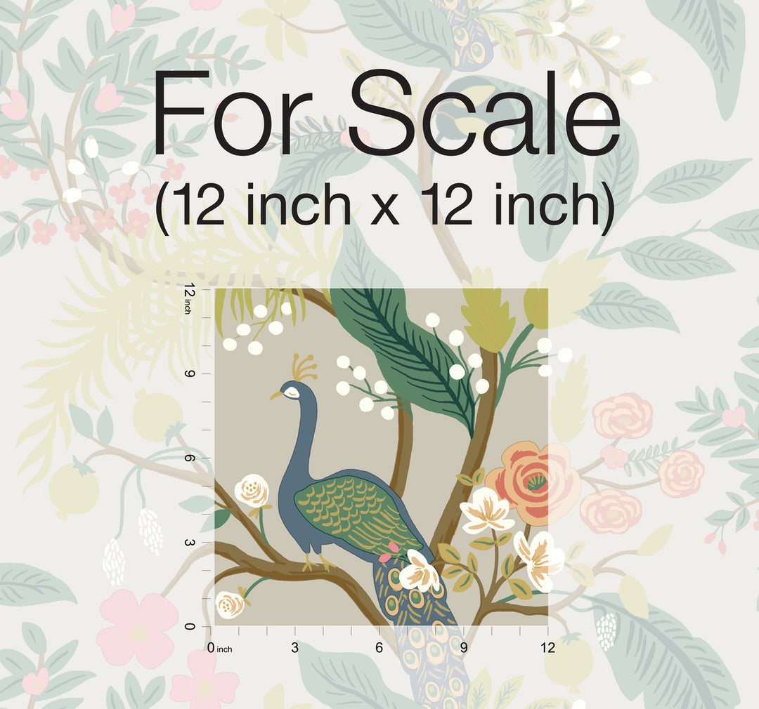York Rifle Paper Co Peacock Whimsical Wallpaper | RI5171 – D