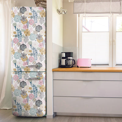 Perennial Blooms Peel and Stick Wallpaper