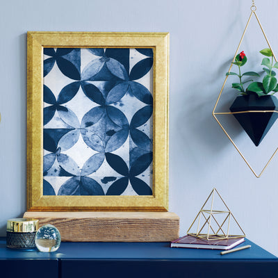 Paul Brent Blue Moroccan Tile Peel and Stick Wallpaper