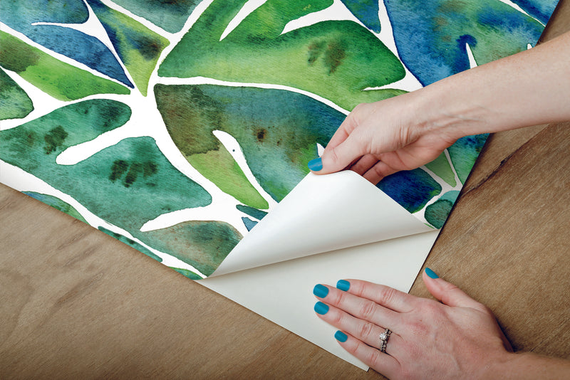 Cat Coquillette Philodendron Peel and Stick Wallpaper