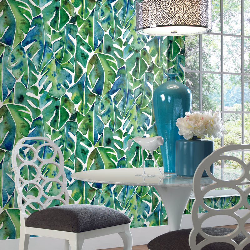 Cat Coquillette Philodendron Peel and Stick Wallpaper