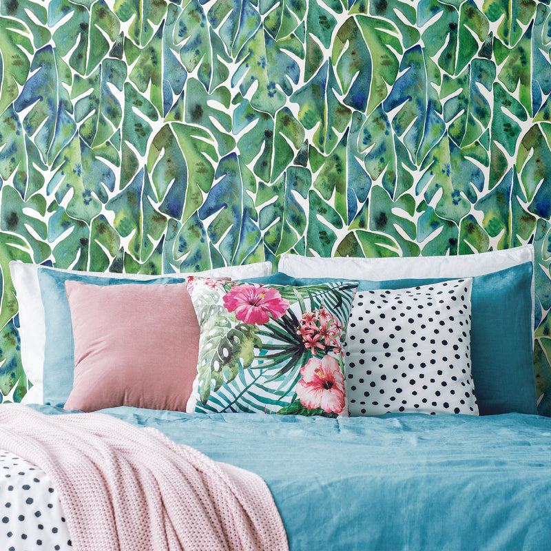 Cat Coquillette Philodendron Peel and Stick Wallpaper