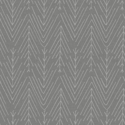 Twig Hygge Herringbone Gray Peel and Stick Wallpaper