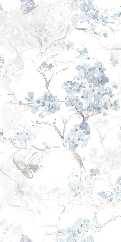 Spring Cherry Blossoms Roommates Peel and Stick Wallpaper