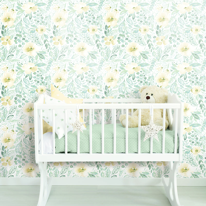 Clara Jean April Showers Peel and Stick Wallpaper