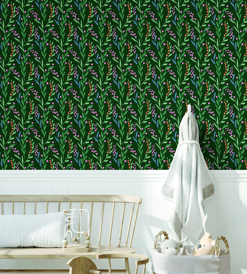 Budding Branches Peel & Stick Wallpaper RMK12167PL