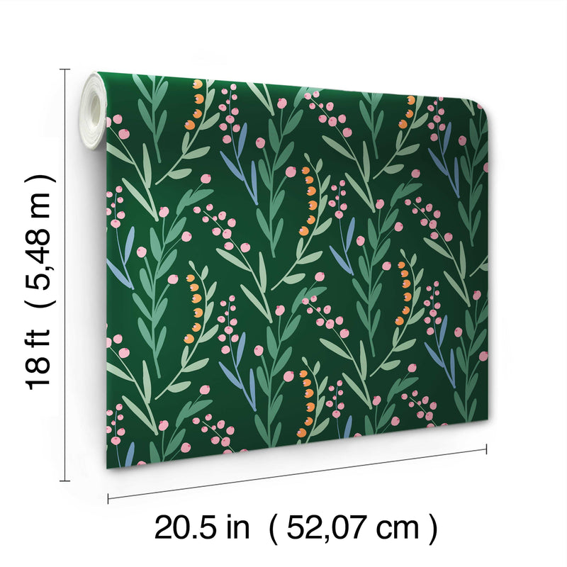 Budding Branches Peel & Stick Wallpaper RMK12167PL