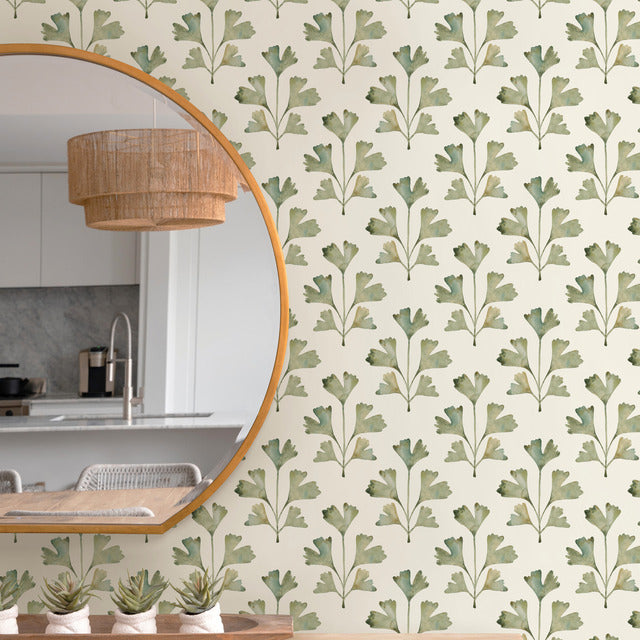 Cat Coquillette Gingko Peel and Stick Wallpaper