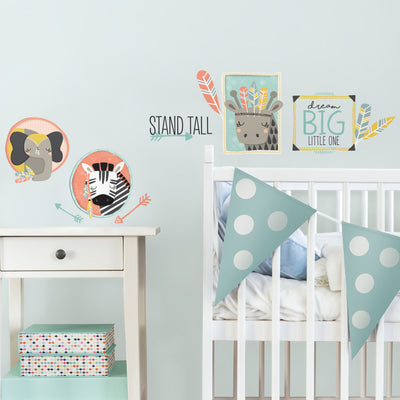 Little Explorer Animal Gallery Wall Decals