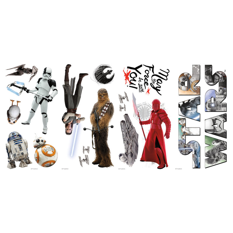 Star Wars VIII Peel and Stick Wall Decals