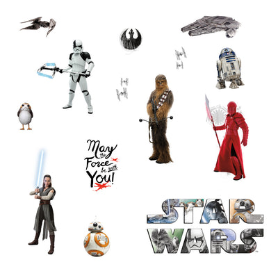 Star Wars VIII Peel and Stick Wall Decals