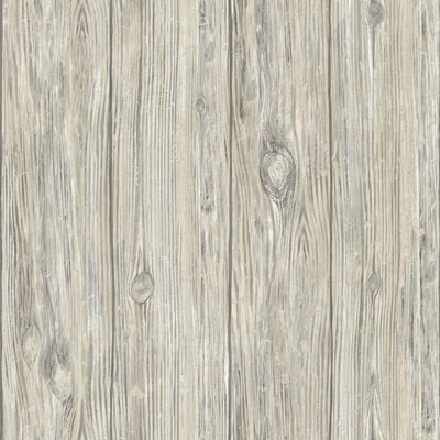 Gray Distressed Shiplap Rustic Wood Peel and Stick Wallpaper