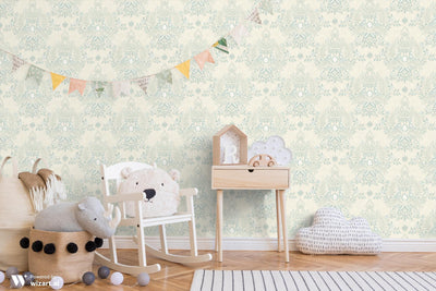 Cottontail Toile Premium Peel and Stick Wallpaper