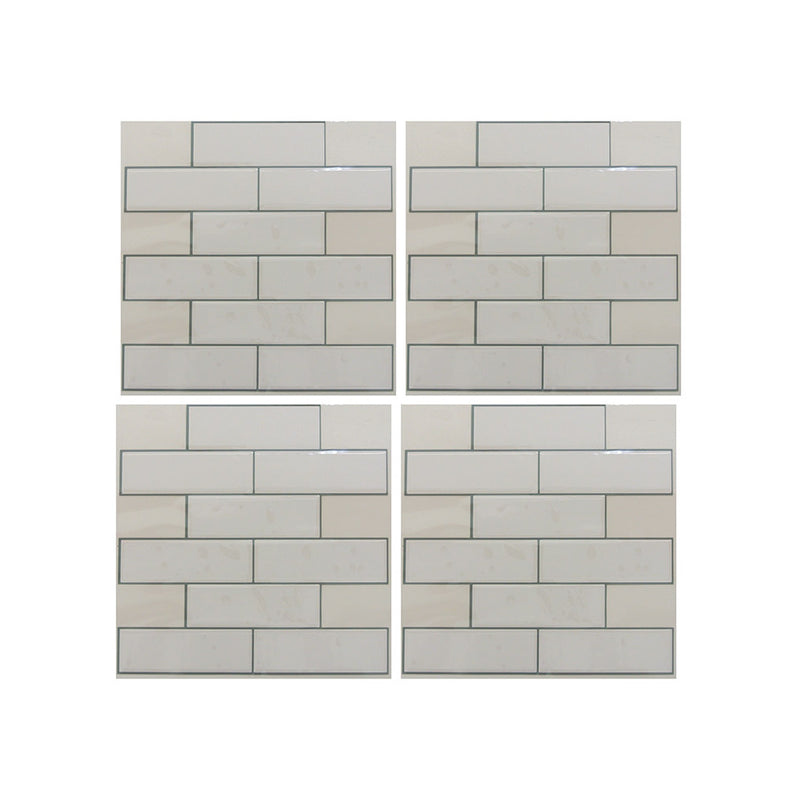 StickTILES White Subway Peel and Stick Tile