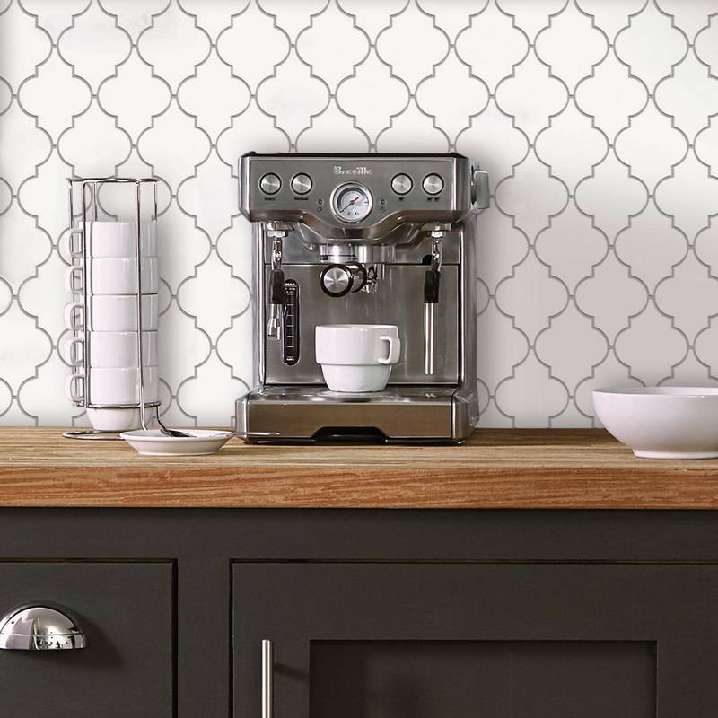 Quatrefoil Farmhouse Peel and Stick Backsplash Tile